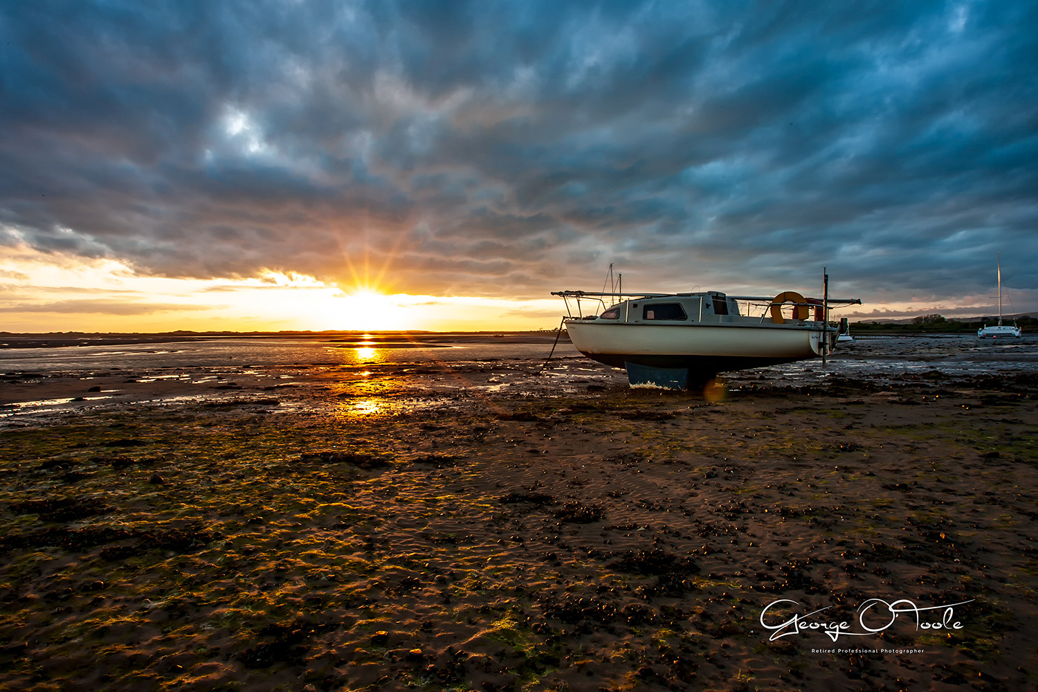 The River Esk Estuary at Ravenglass Cumbria.