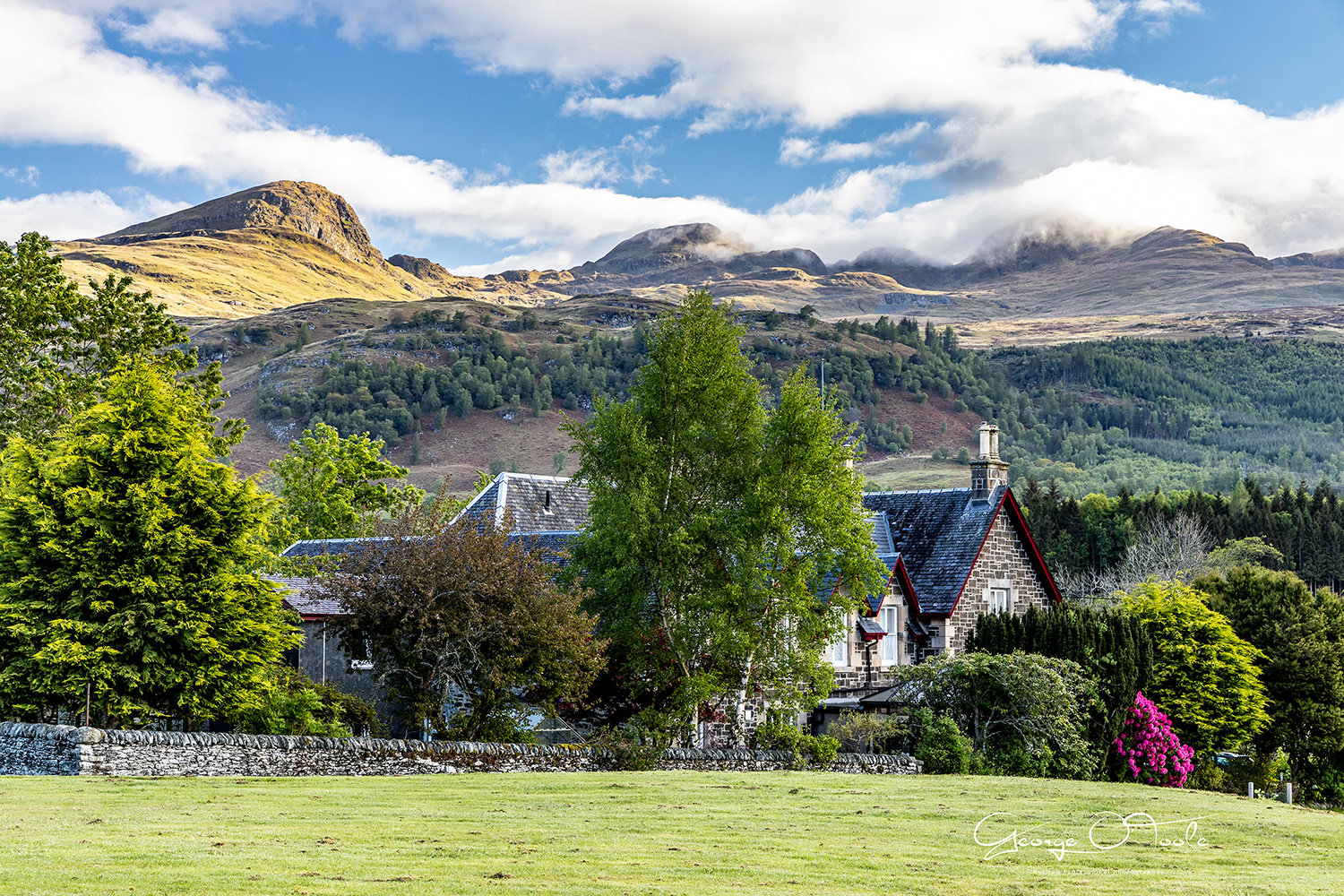 The hills above Killin Perthshire Scotland.
