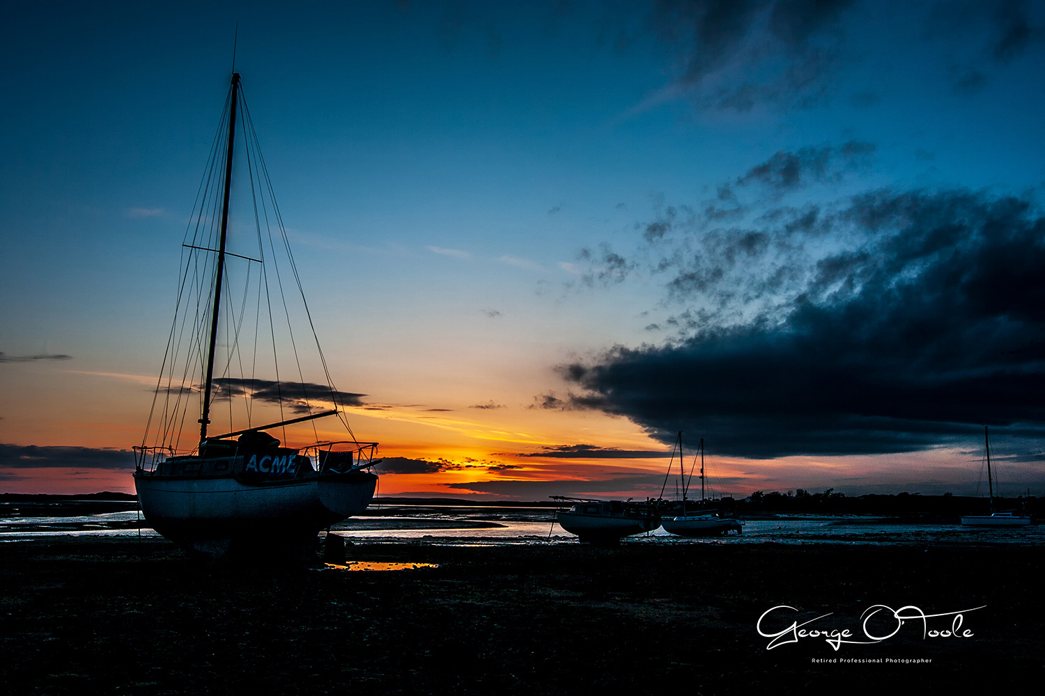 The River Esk Estuary at Ravenglass Cumbria.
