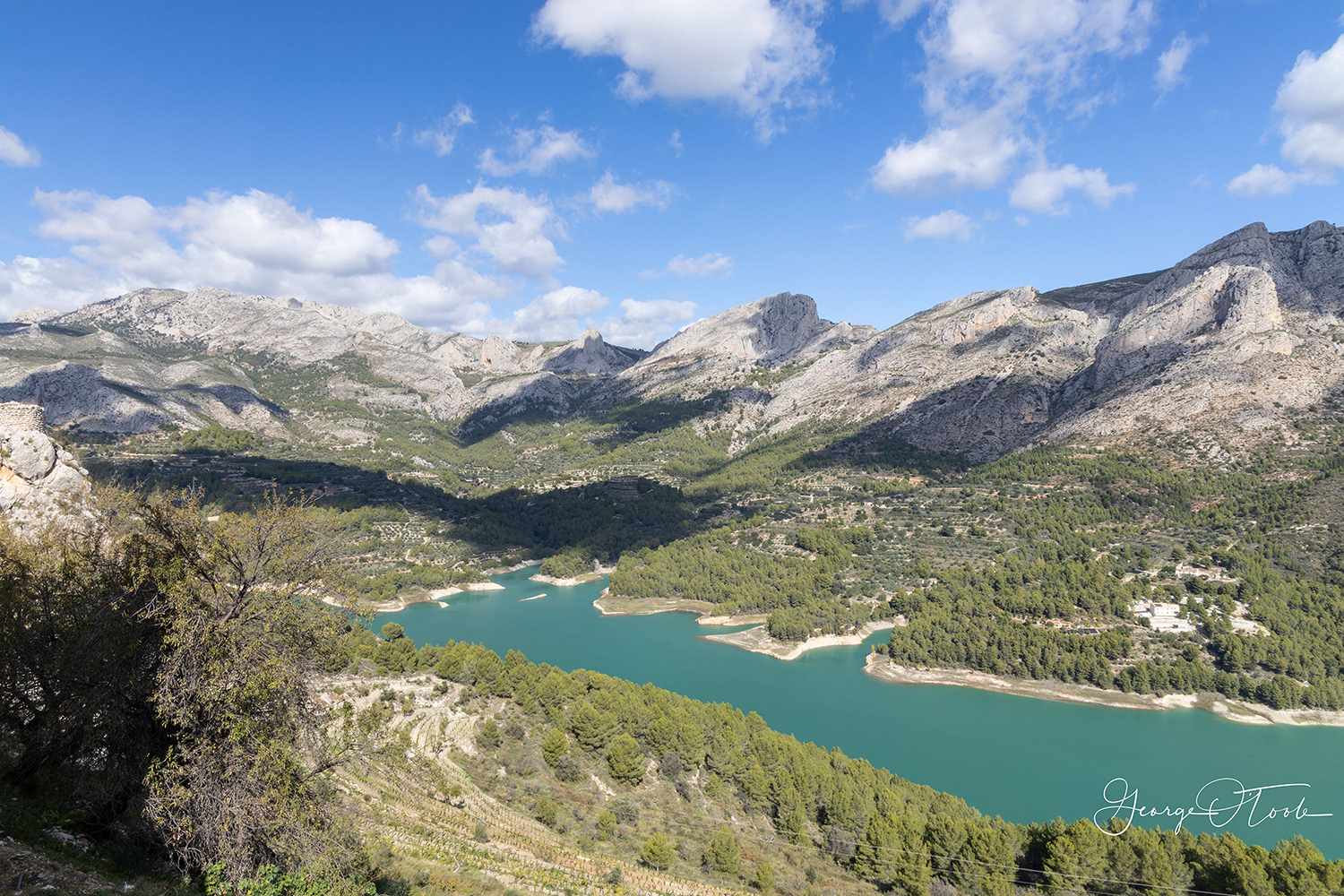 Guadalest Reservoir (Guadalest) nr Alicante Spain