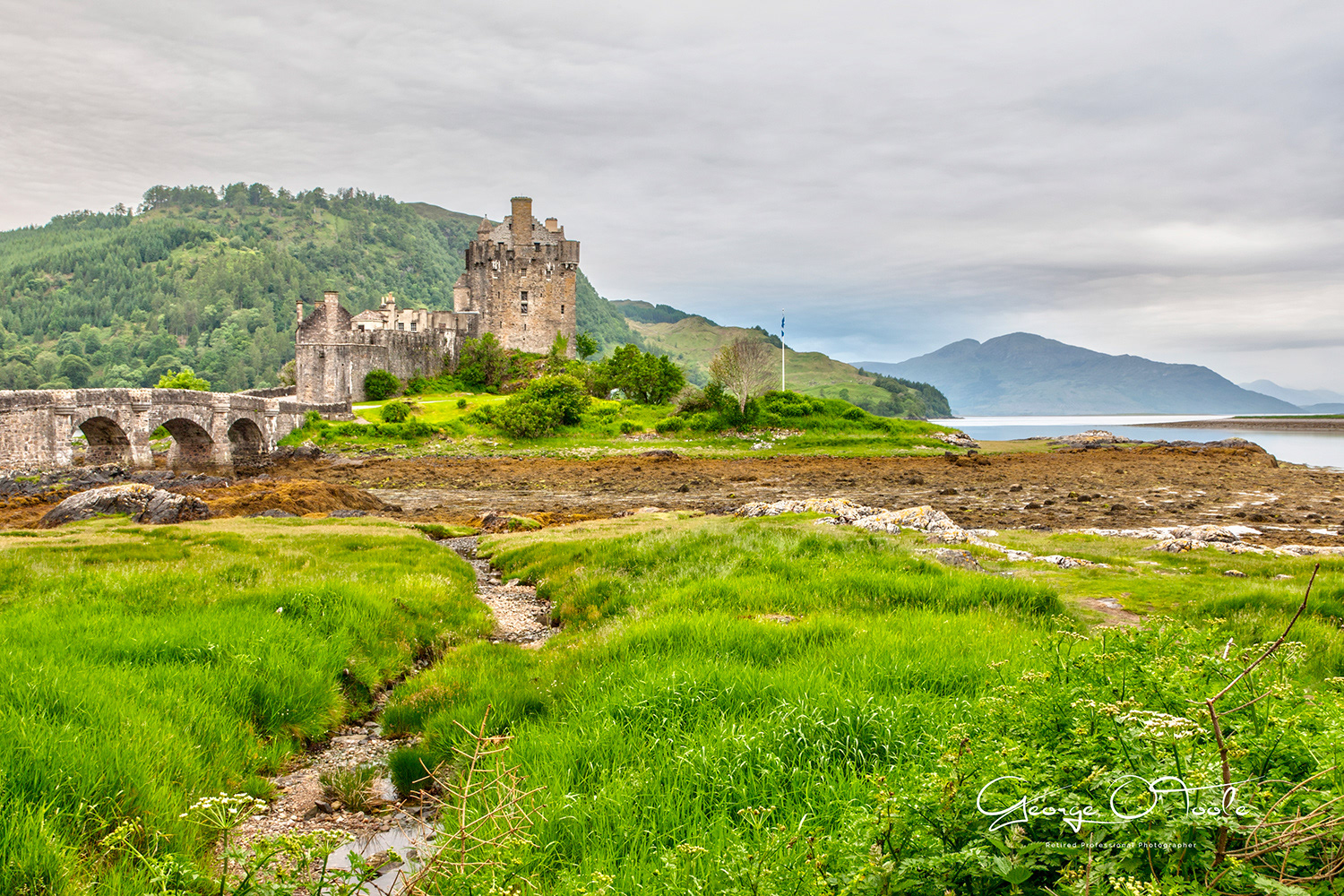Eilean Donan Castle Dornie by Kyle of Lochalsh Scotland.