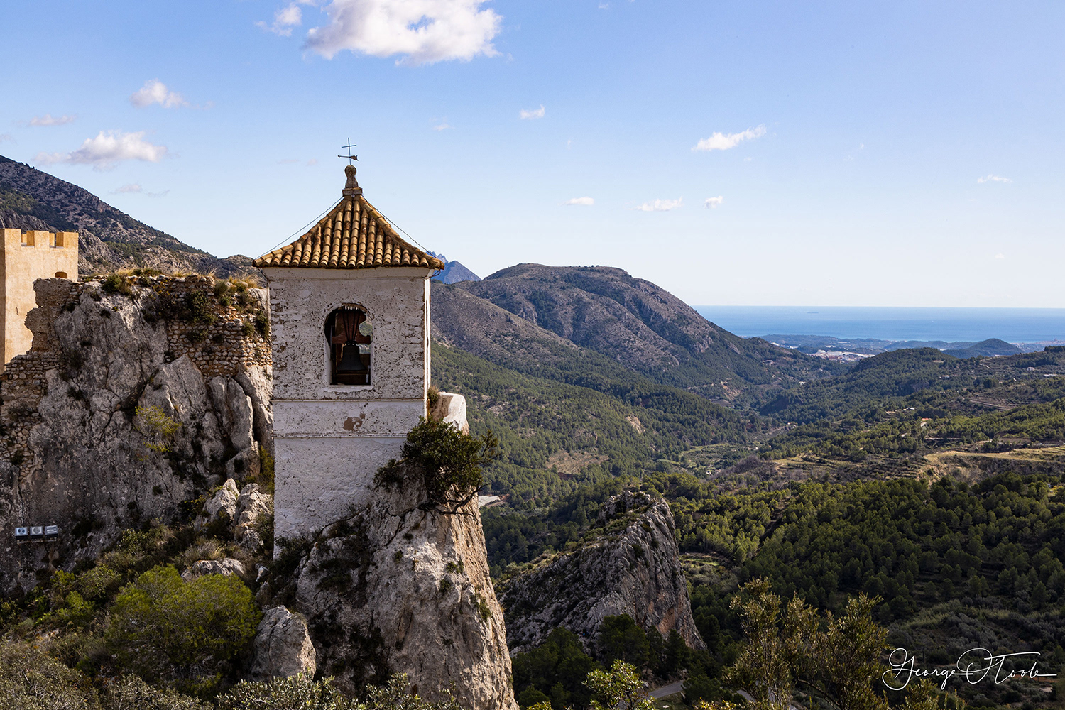 A view from El-Castell-de-Guadalest Alicante Spain