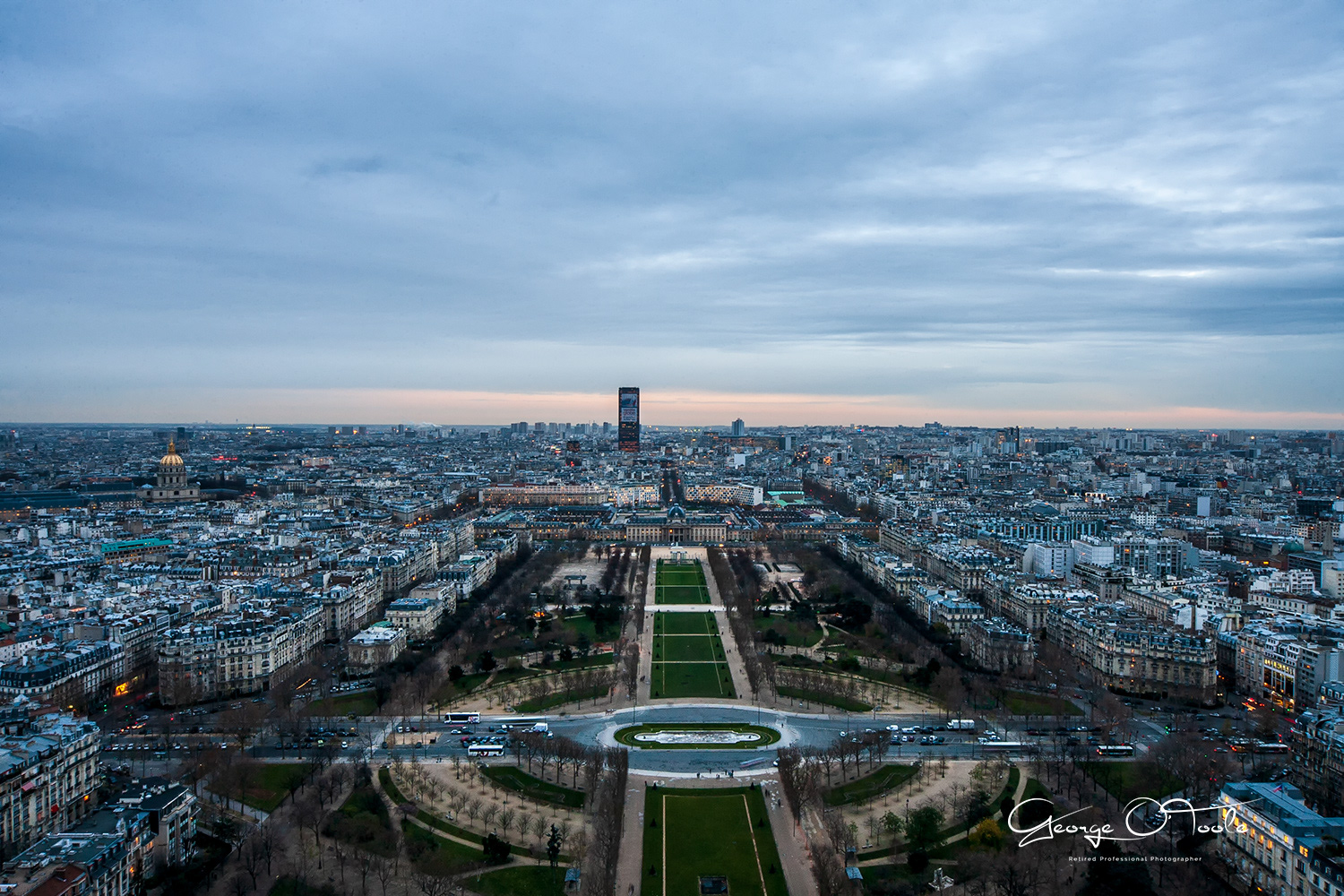Views from the Eiffel Tower Paris 02122008