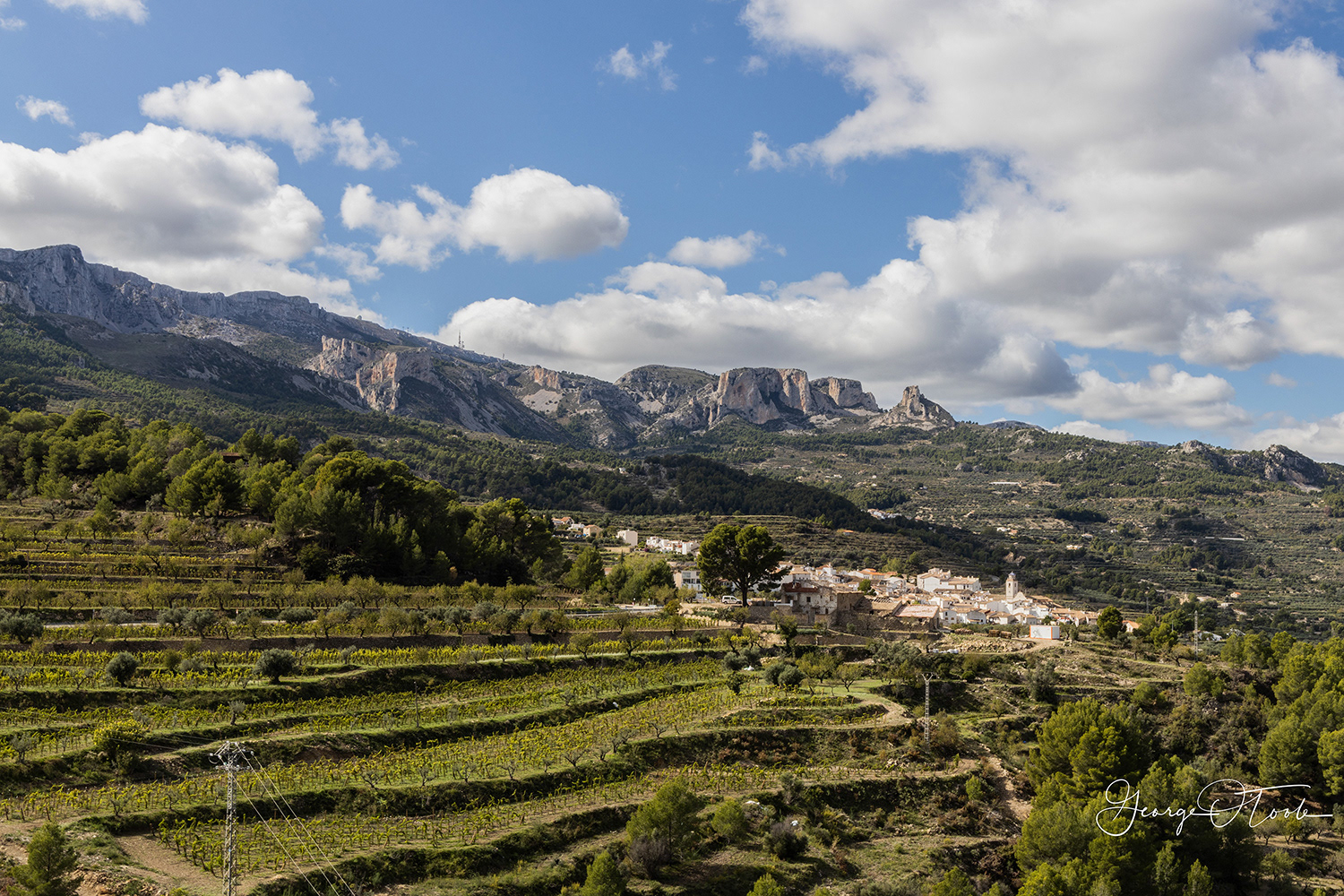 A view from El-Castell-de-Guadalest Alicante Spain