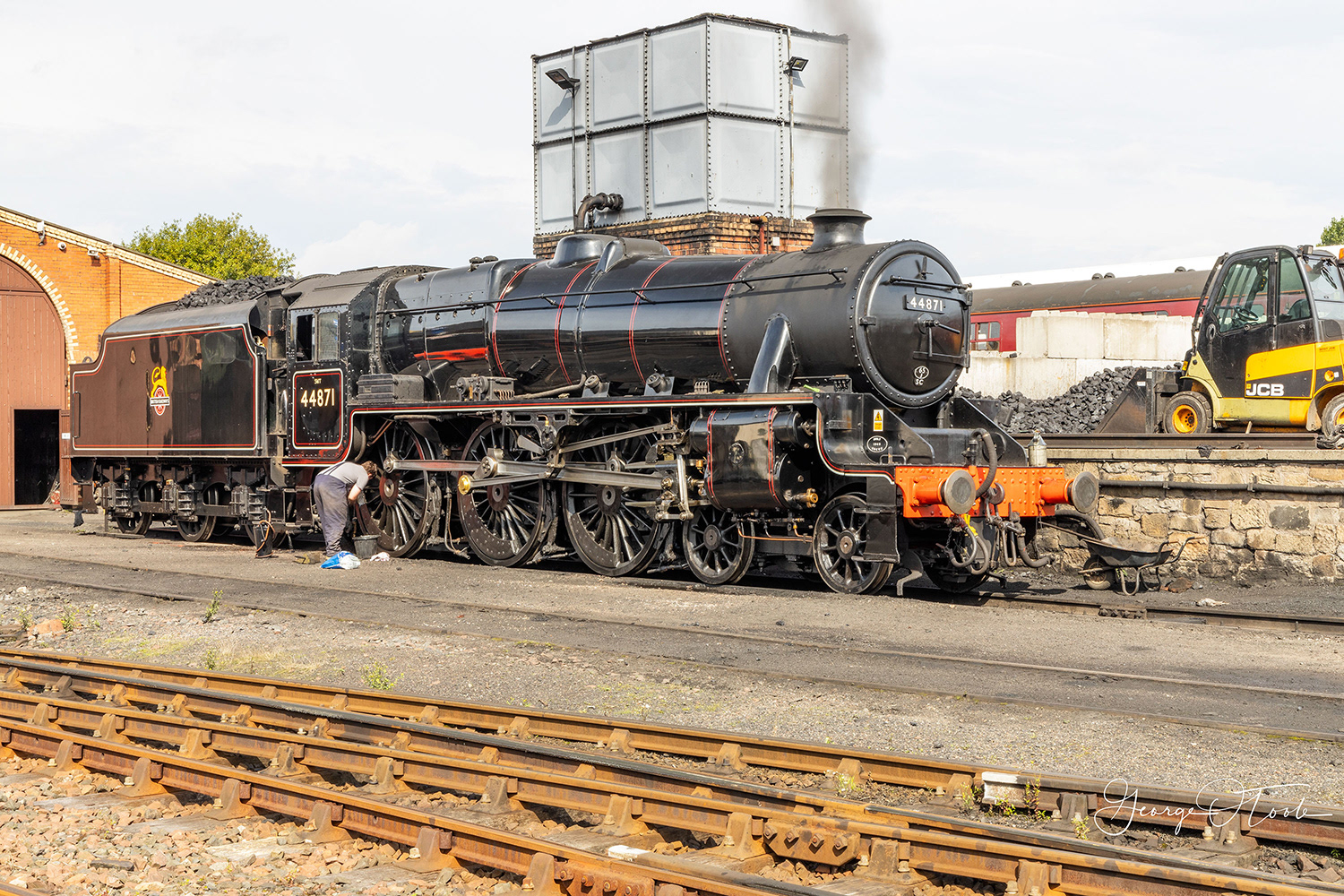 44871 Stanier Black Five at Boness