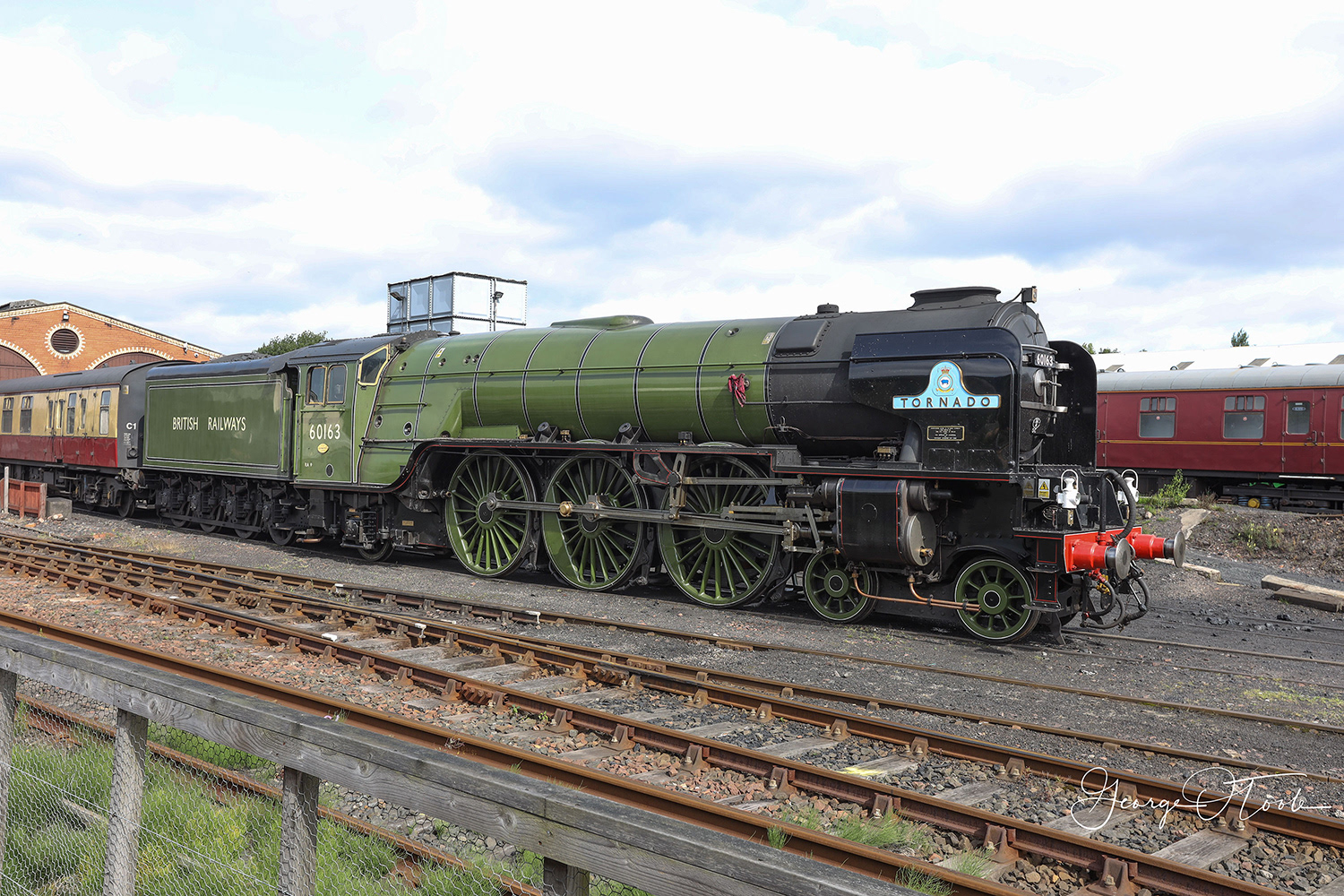 LNER Peppercorn Class A1 60163 Tornado at Boness