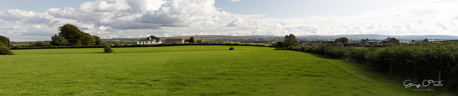 A view to The Trough of Bowland from Ingleton.