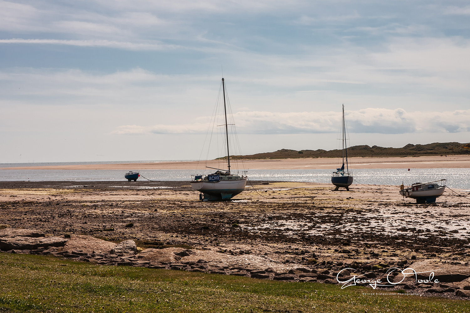 The River Esk Estuary at Ravenglass Cumbria.