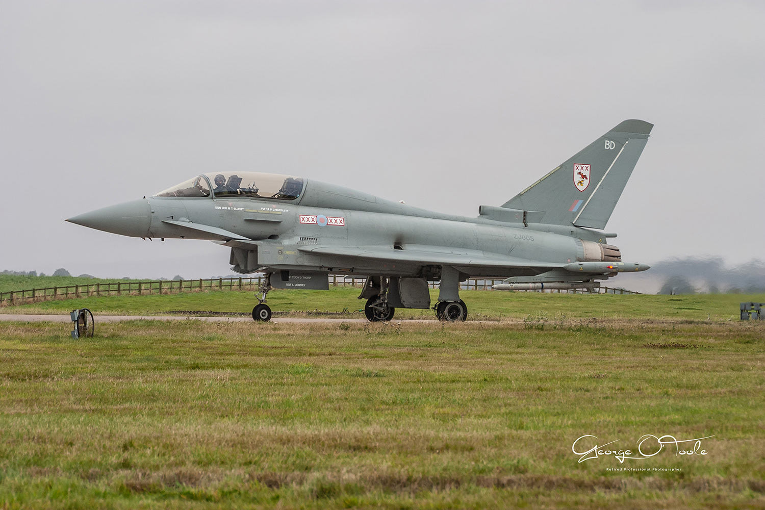 ZJ805 BD Eurofighter EF 2000 Typhoon T1Royal Air Force