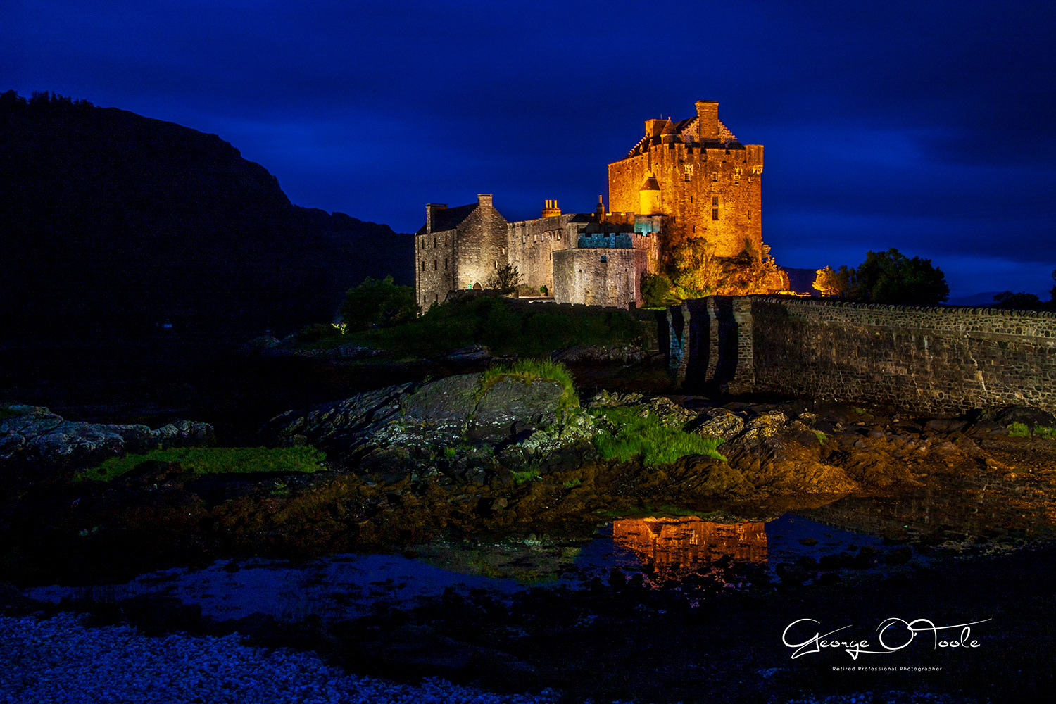 Eilean Donan Castle Dornie by Kyle of Lochalsh Scotland.