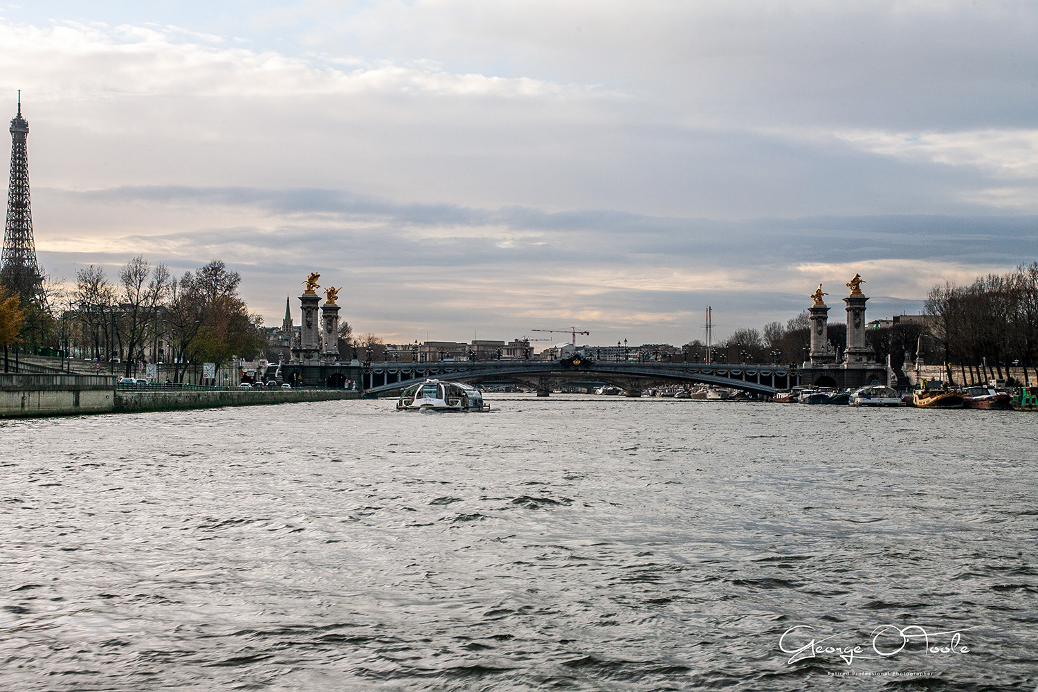 Paris Pont Alexandre III Bridge over the River Seine 02122008