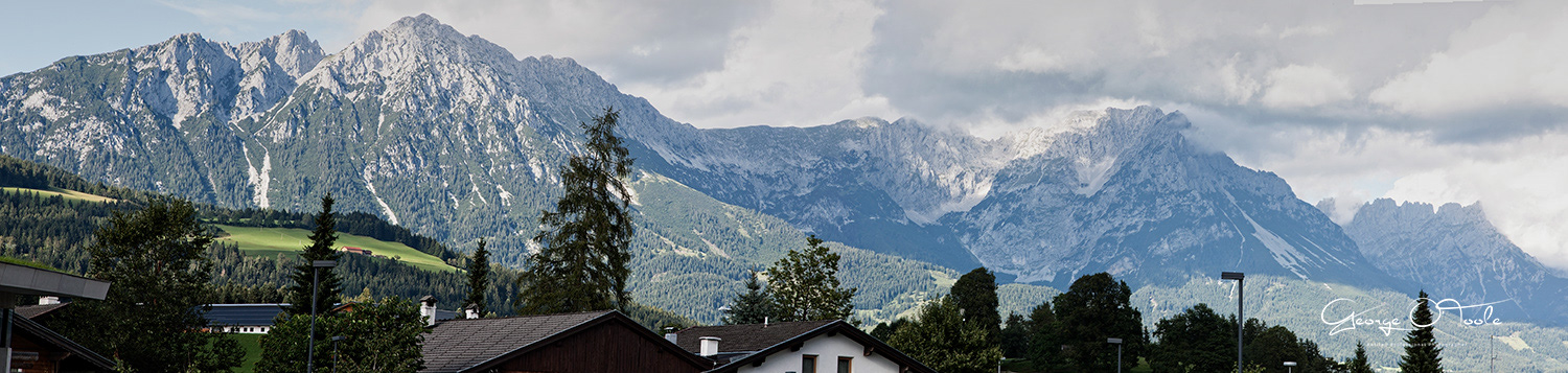 Kaiser Mountains from Soll Austria 22082016.