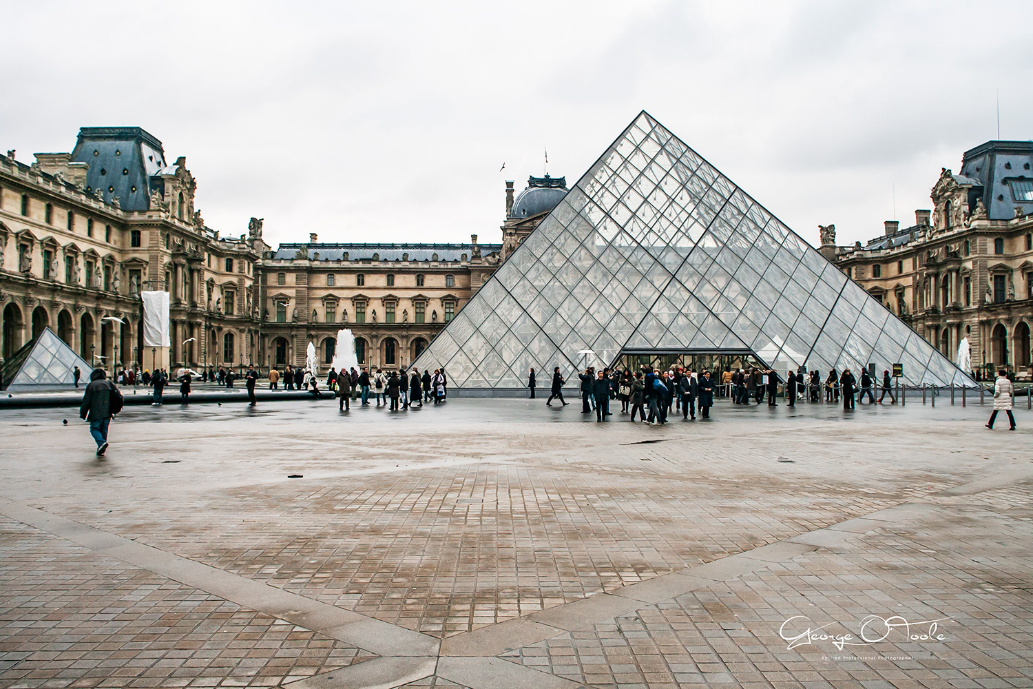 Louvre Museum Paris .