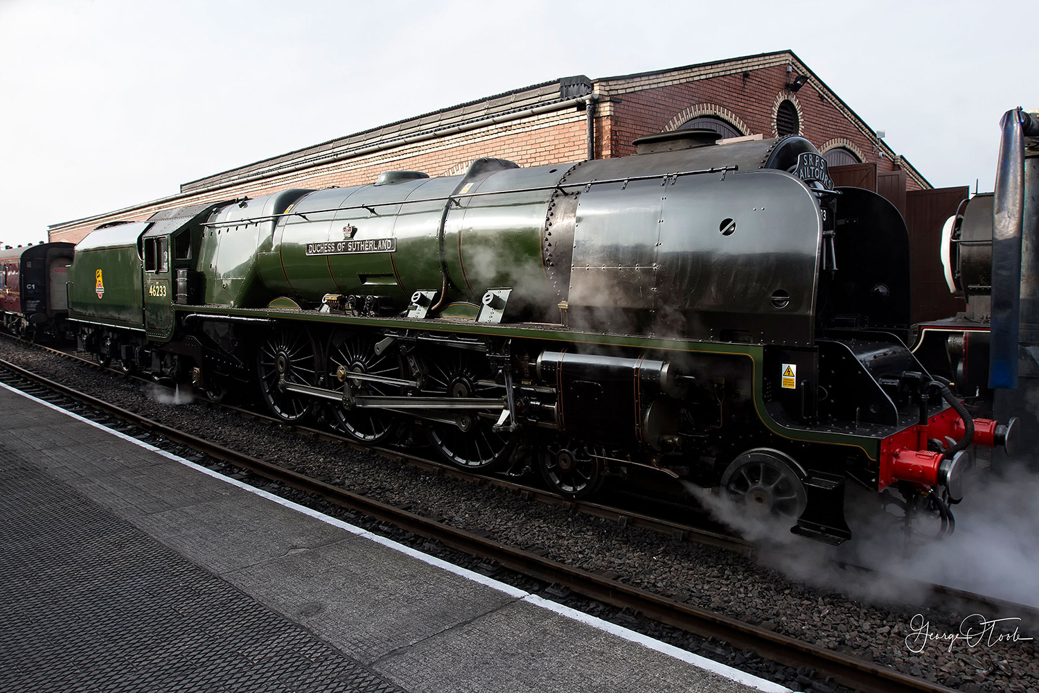 46233 Duchess of Sutherland at Boness