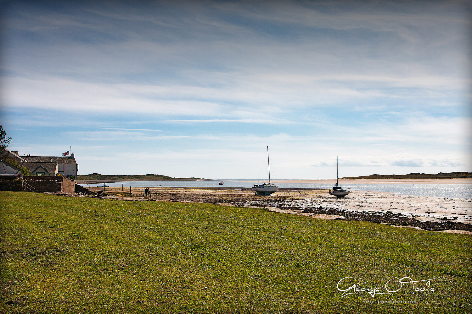 The River Esk Estuary at Ravenglass Cumbria.