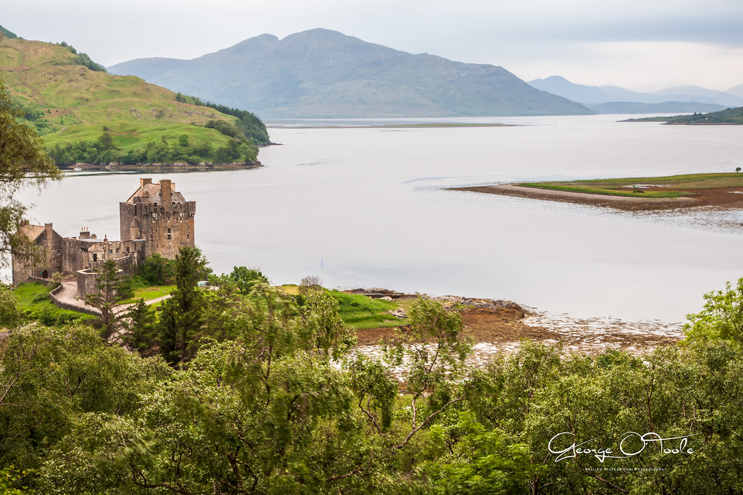 Eilean Donan Castle Dornie by Kyle of Lochalsh Scotland.