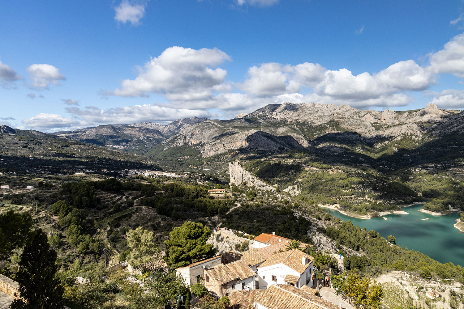 A view from El-Castell-de-Guadalest Alicante Spain