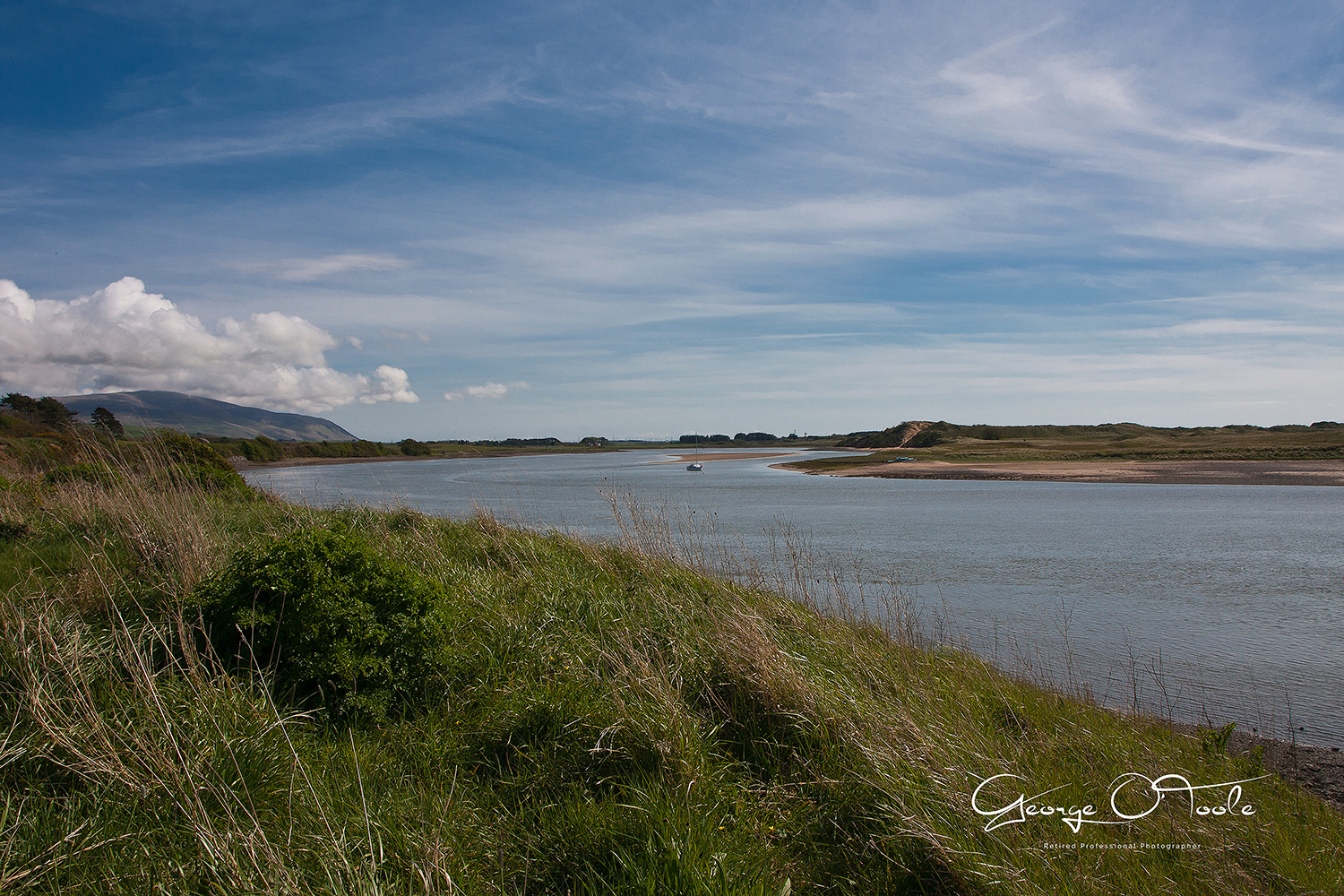 The River Esk Estuary at Ravenglass Cumbria.