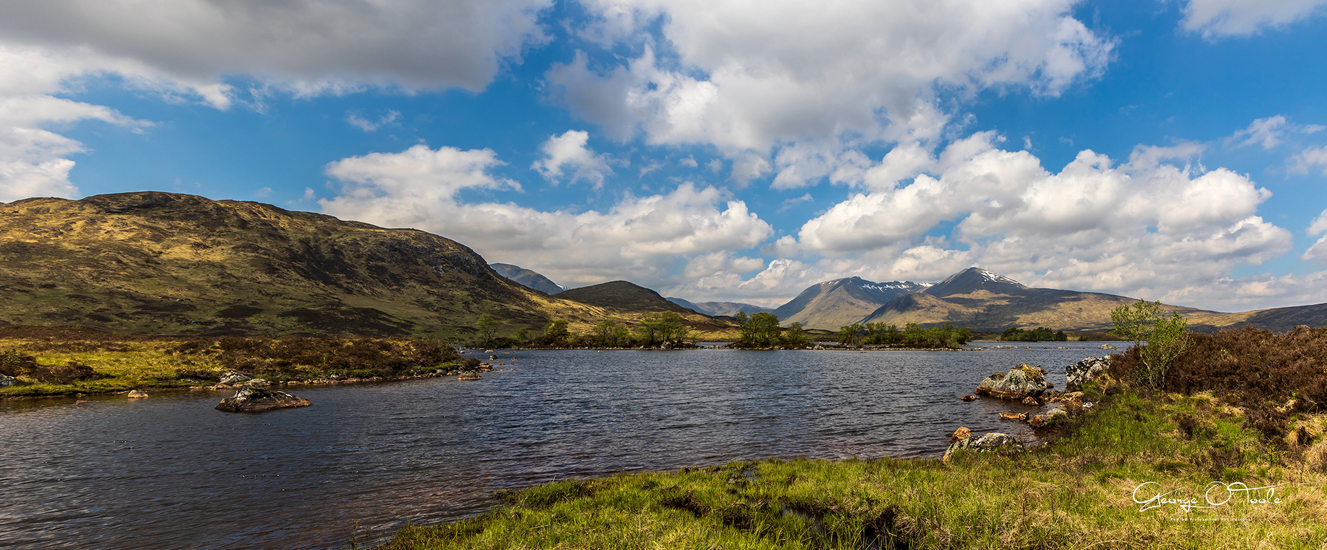Lochan na h-Achlaise Glen Coe Panorama