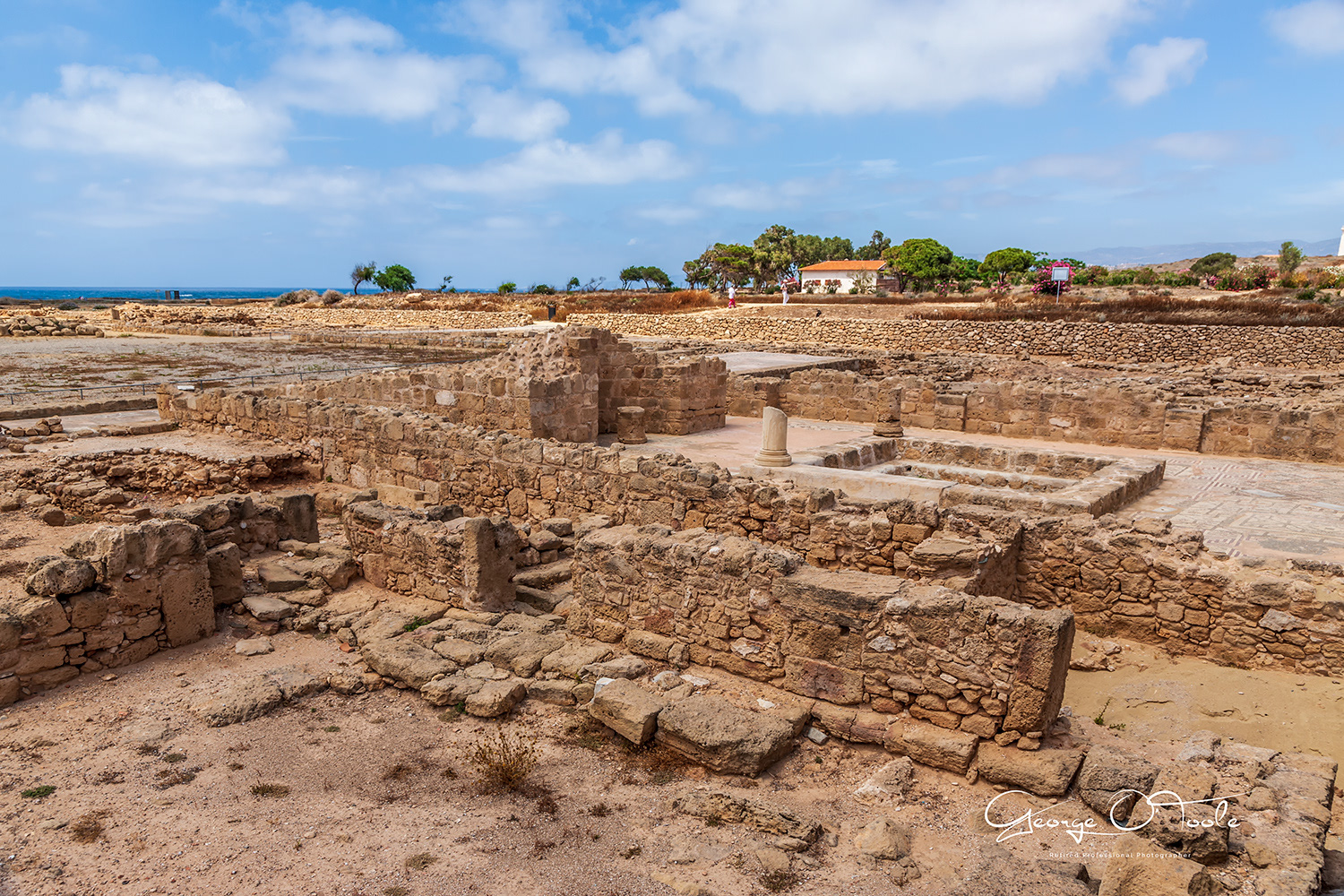 Kato Paphos Archaeological Site Cyprus.
