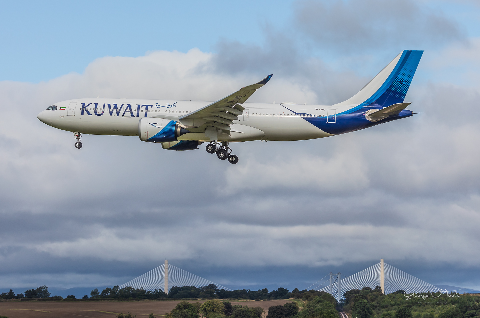 9K-APG Airbus A330-841 Cn 1969 Kuwait Airlines EDI-EGPH 11092021