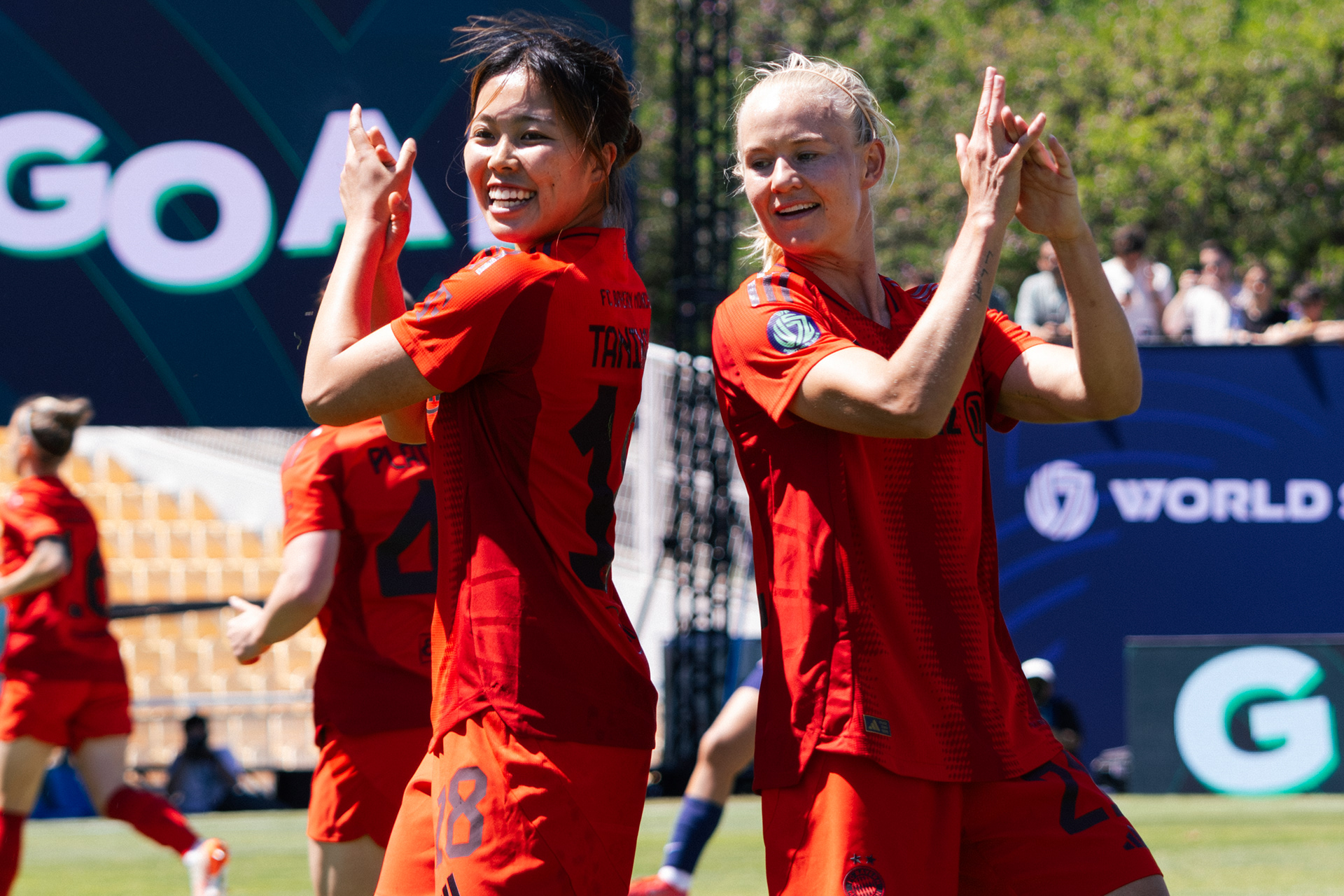 23.05.25 - Maika Hamano & Pernille Harder - FC Bayern Munchen at W7F Tournament