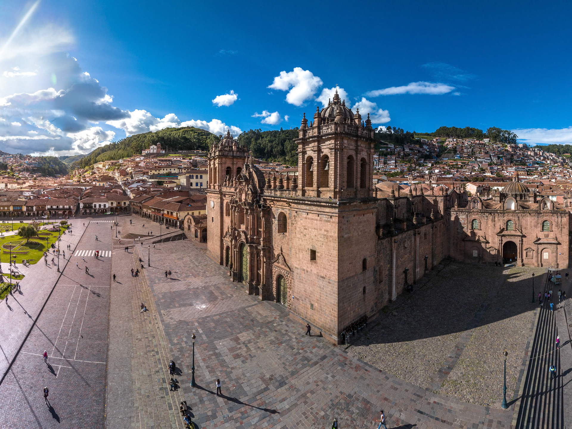 CATEDRAL DE CUSCO DESDE EL AIRE