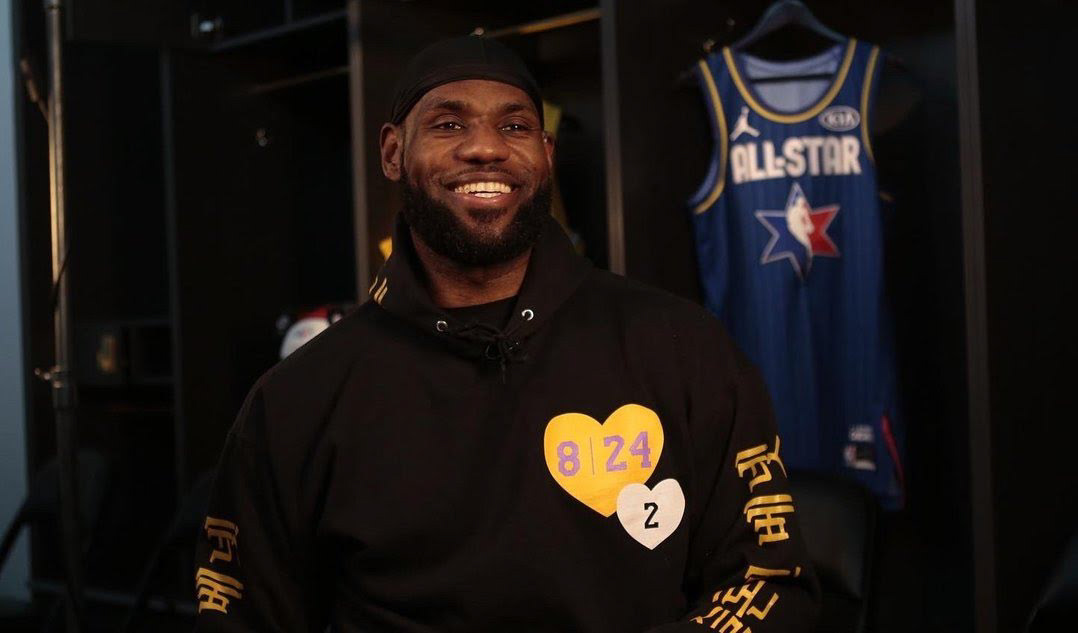 Lebron James wearing 8 | 24 x 2 Hoodie