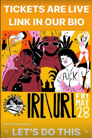 Queer House Party Poster 2020
