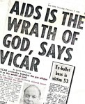 - Homophobic press articles circa. 1985