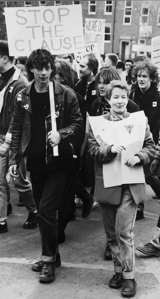 Protests against Section 28 in 1988. -Mathew Hodson