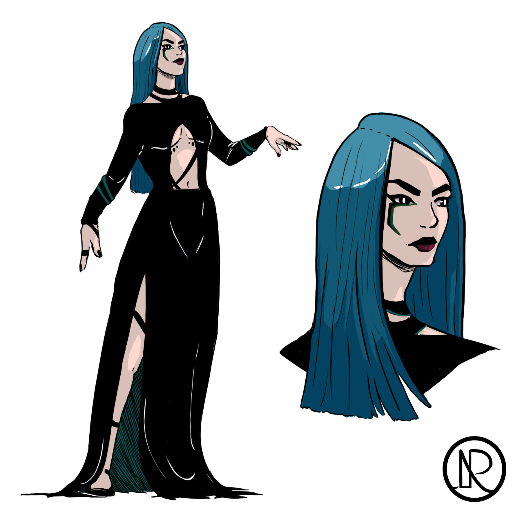 the Vampire High Priestess in Color