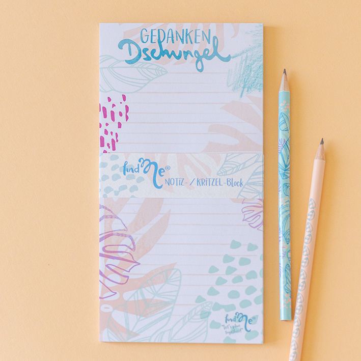 Notepad design for find Me