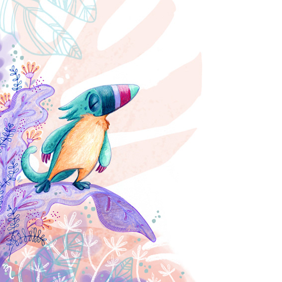 Charlie illustration for a Instagram challenge