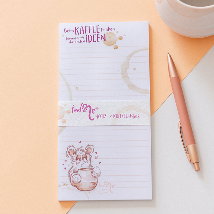 Notepad design for find Me