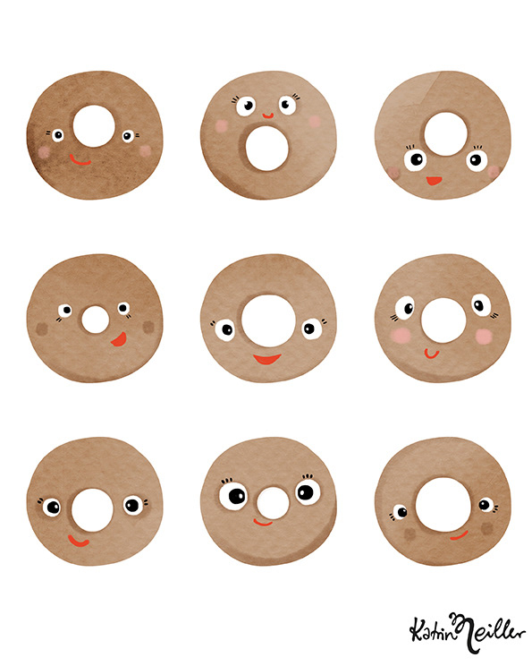 Donut faces