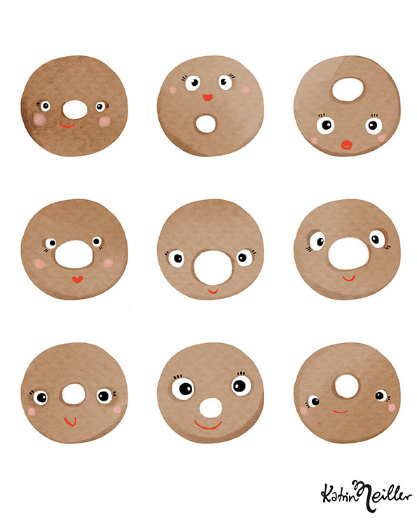 More donut faces