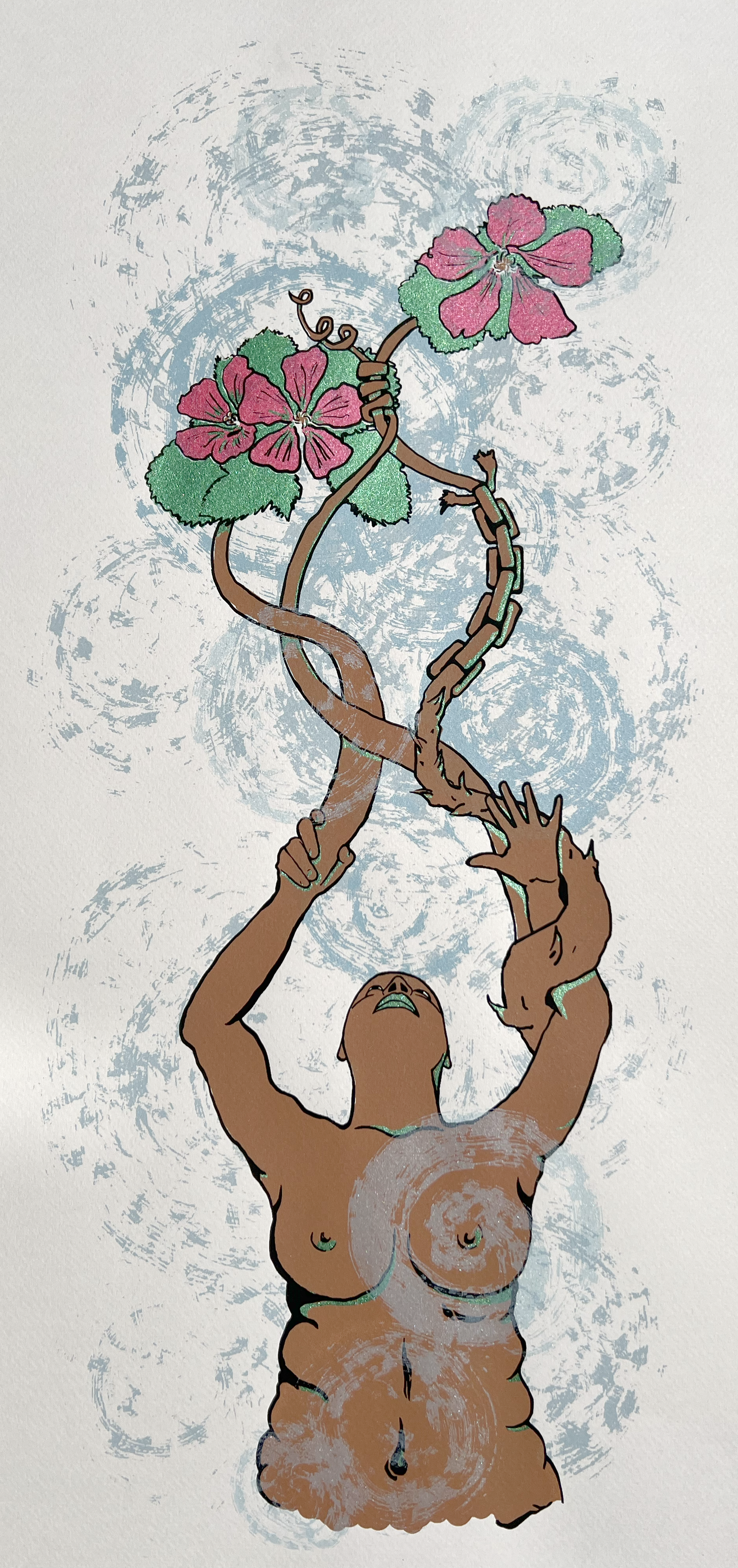 Gratitude (screen print 5 colors)