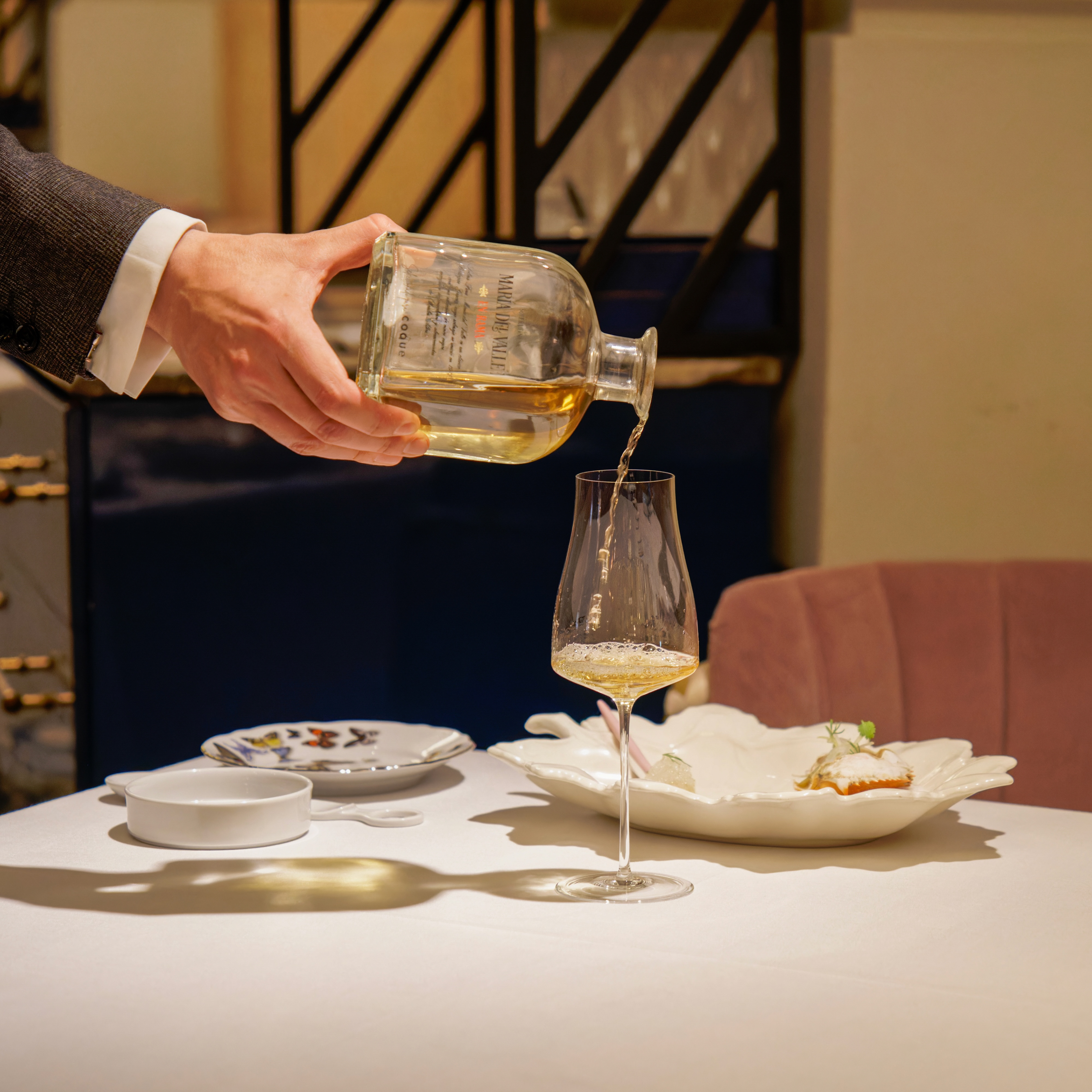 El servicio del vino