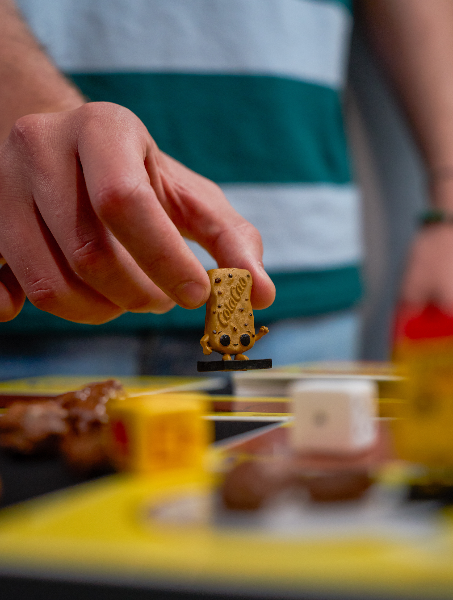 Fichas inspiradas en los productos de la marca