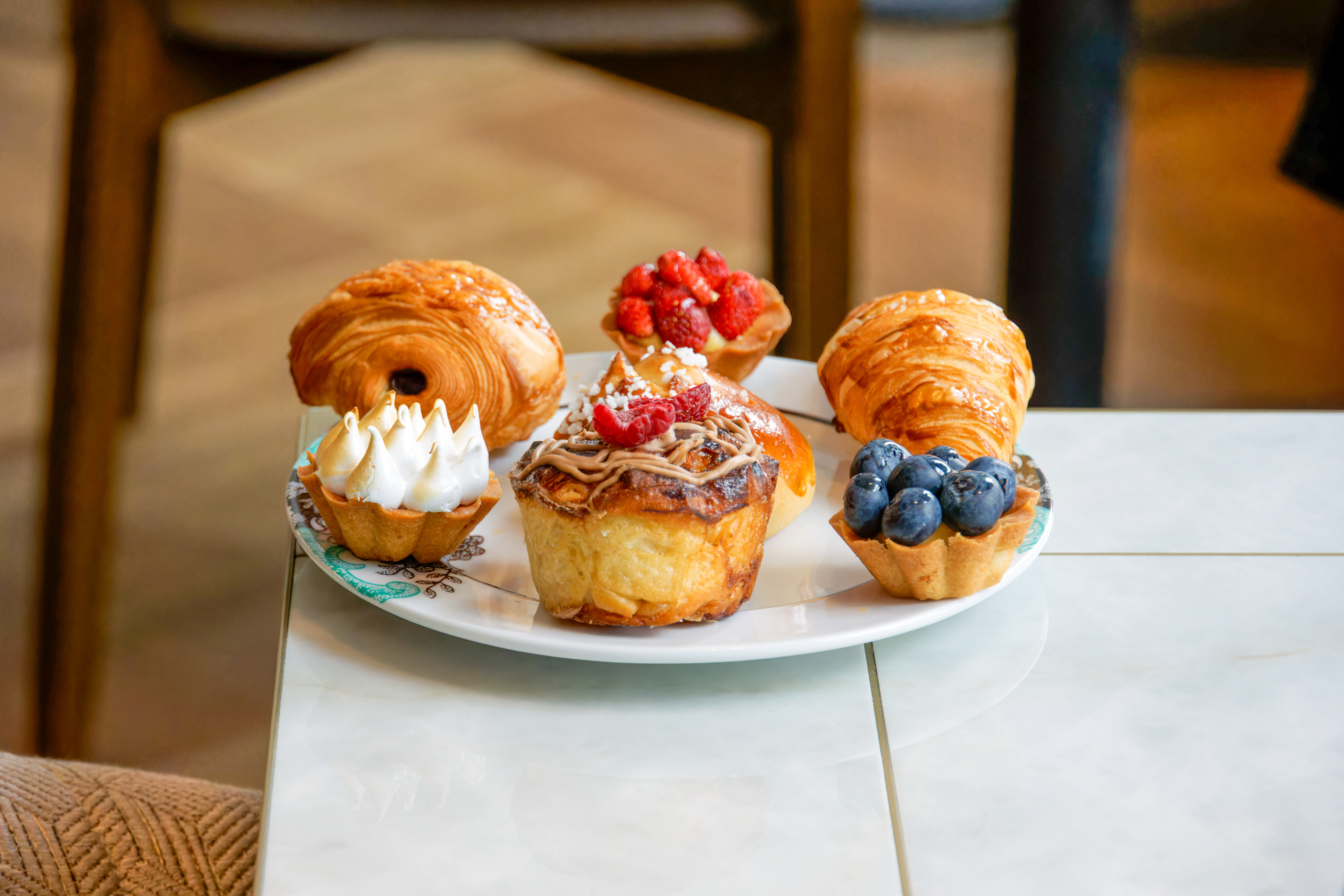 Selección de pastelería al detalle