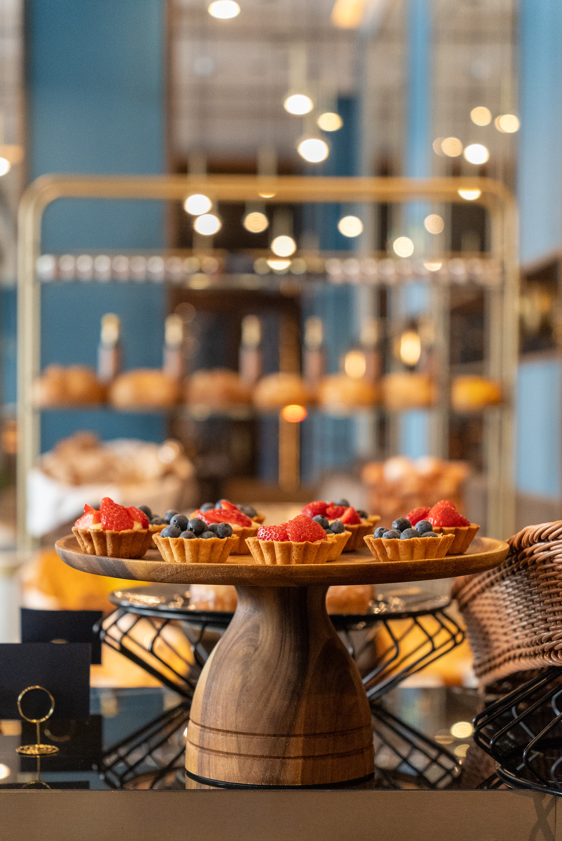 Tartaletas durante el desayuno