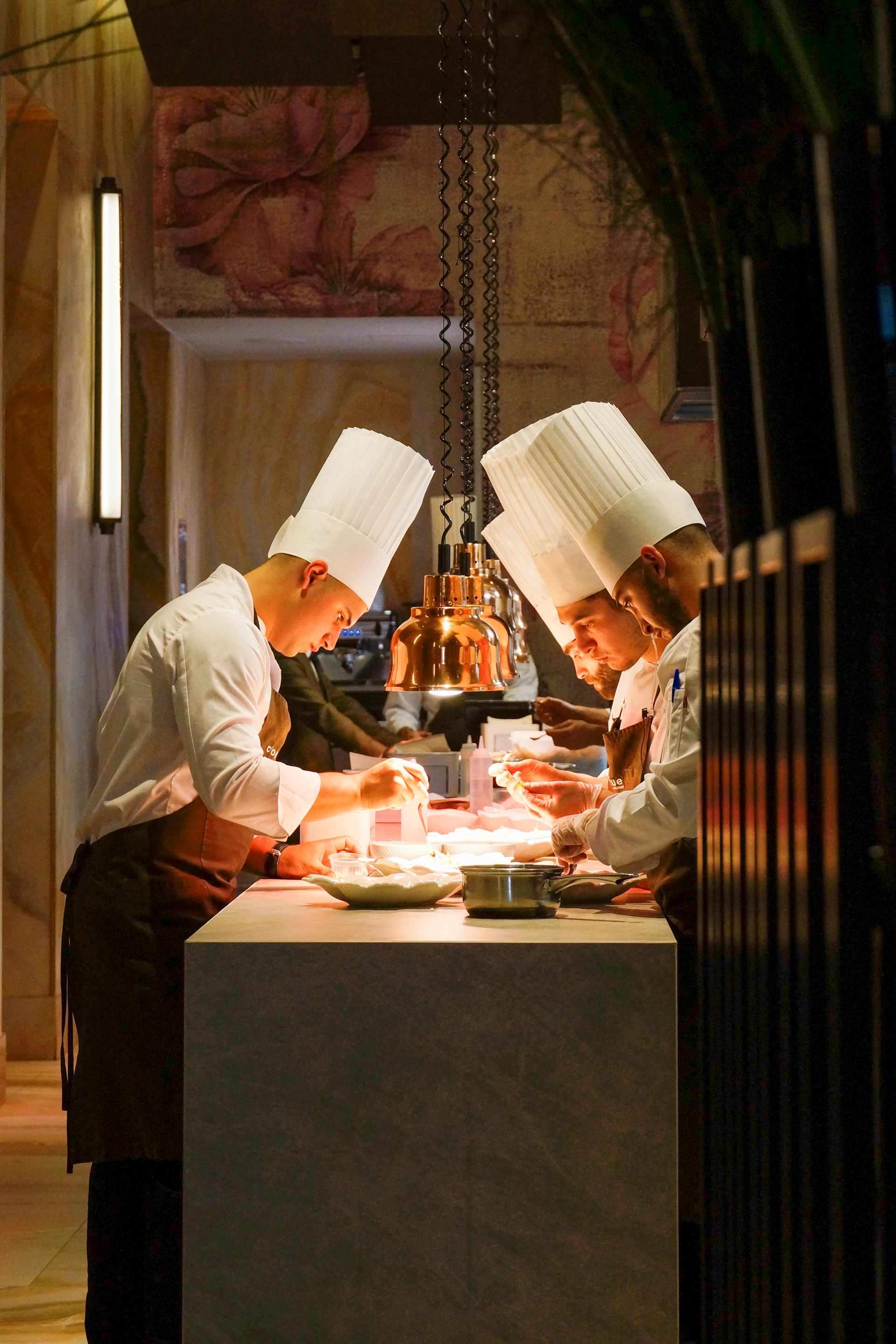 La cocina en acción