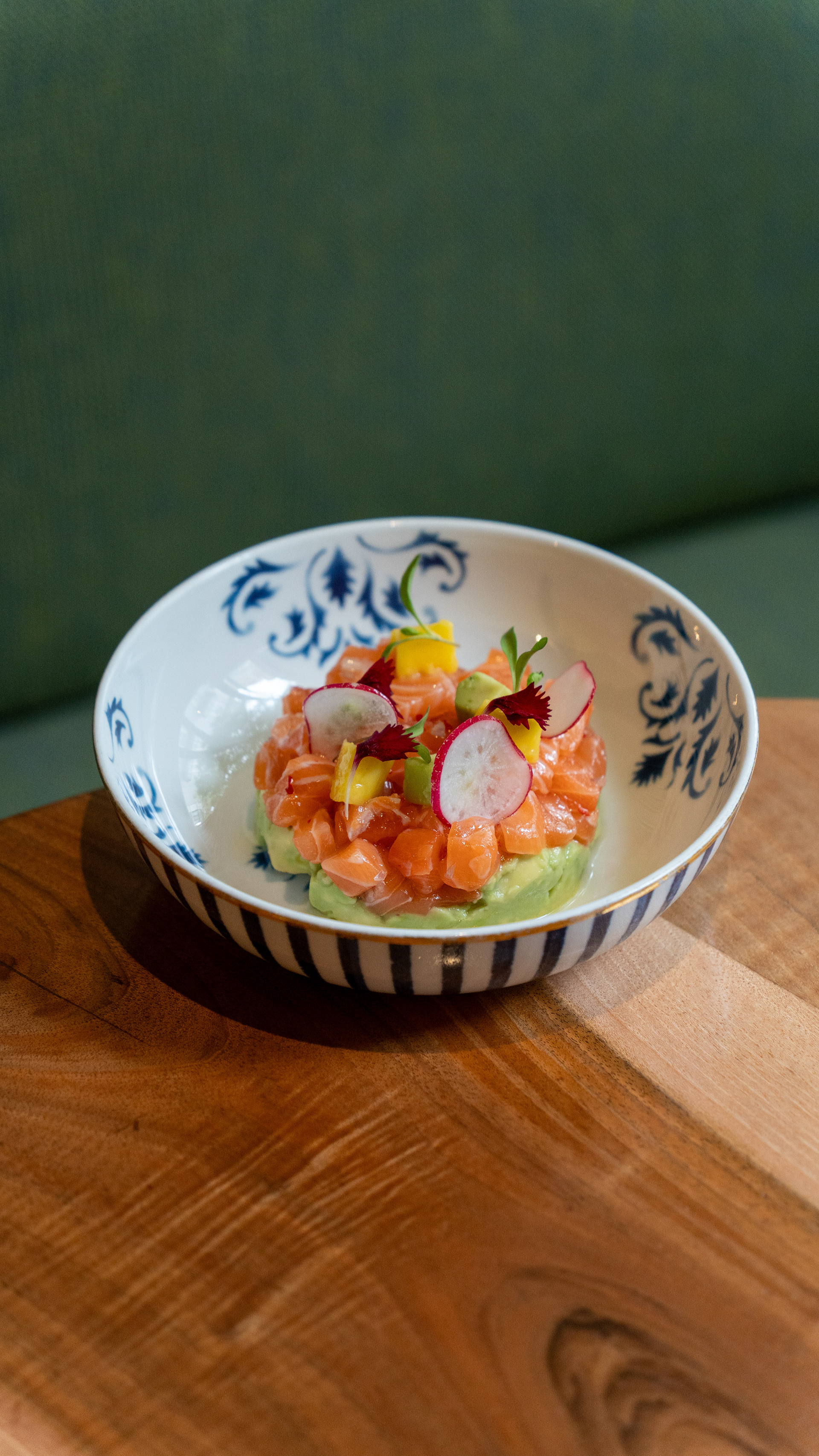 Tartar de salmón y aguacate