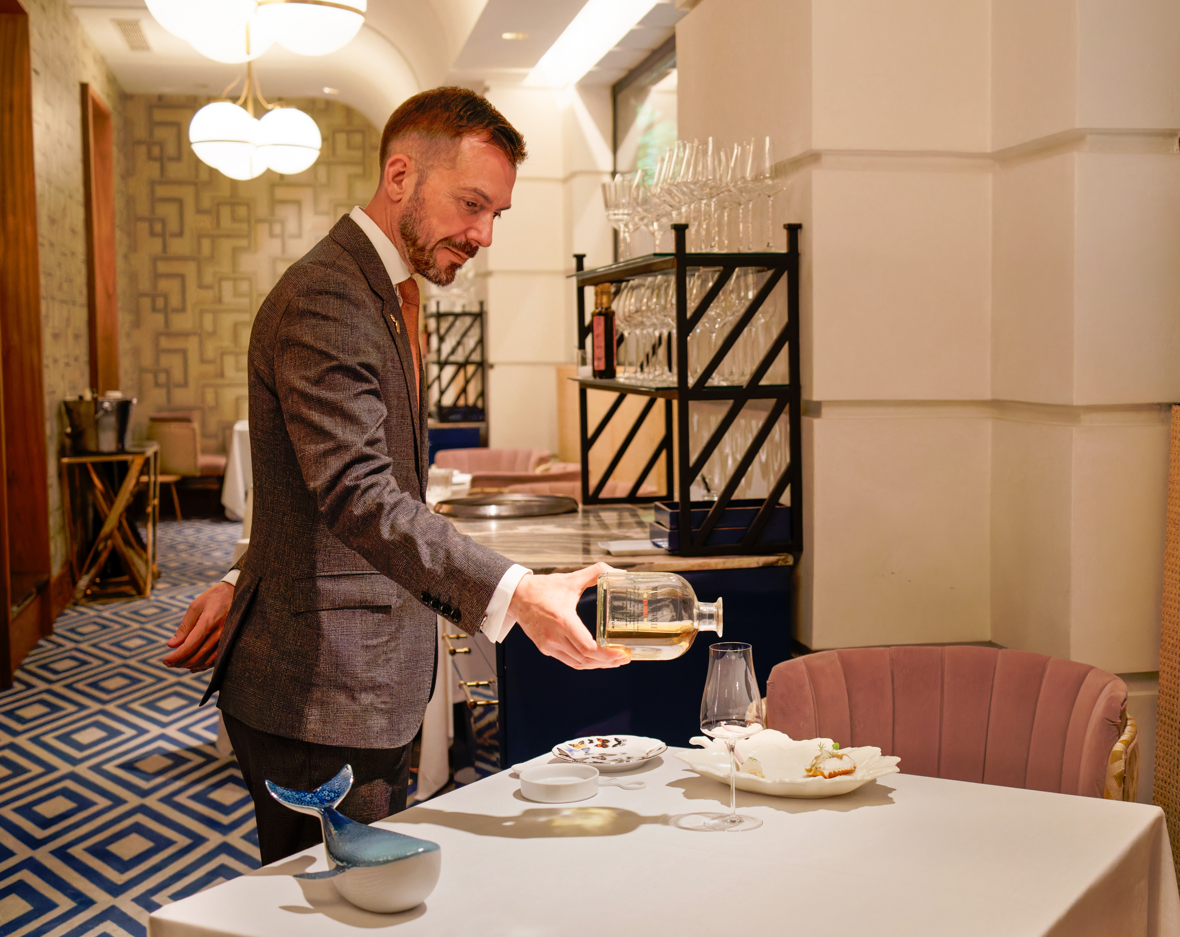 Alex Pardo, el sommelier de la velada