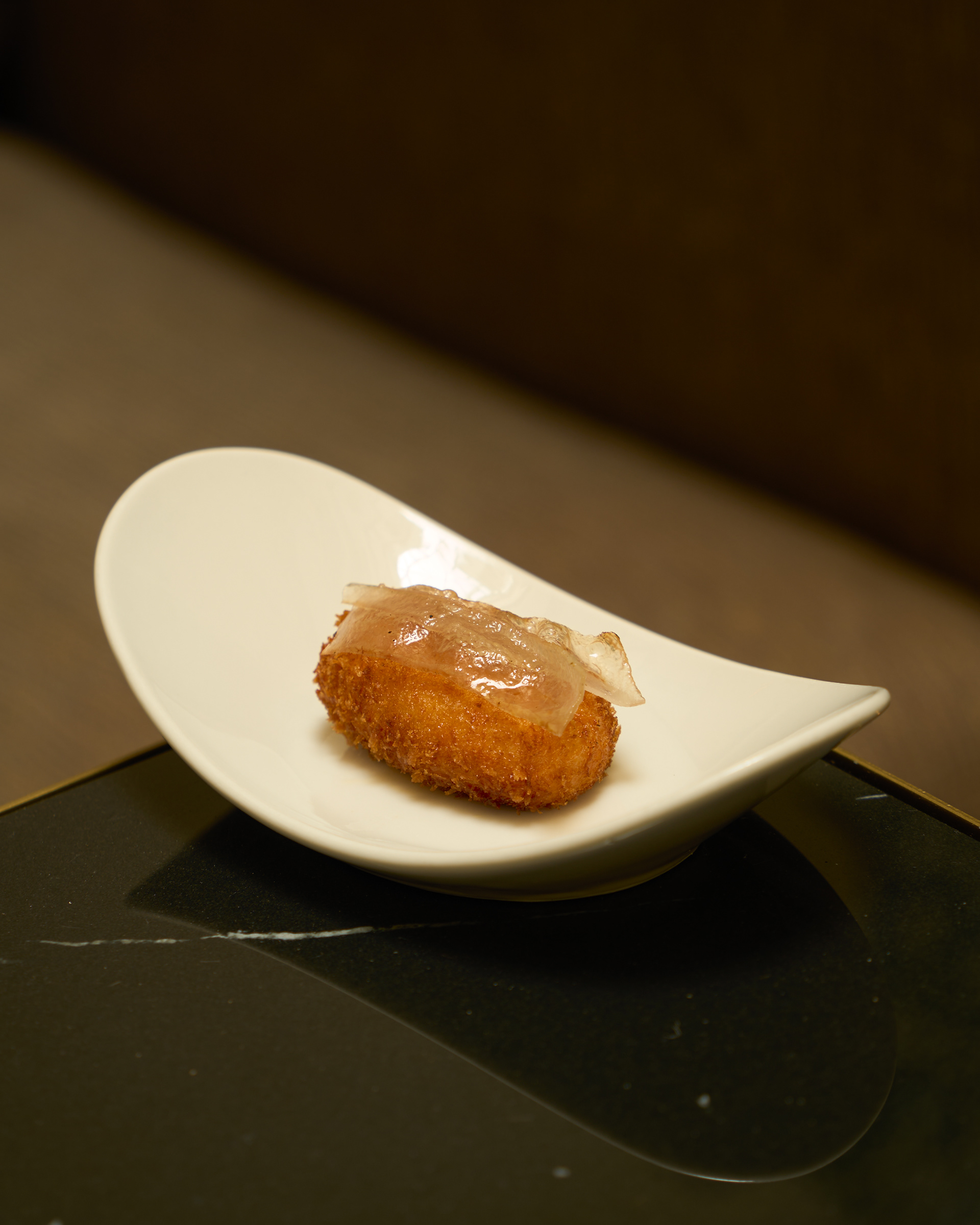 2025 Hotel Tapa Tour. Croqueta de gamba roja