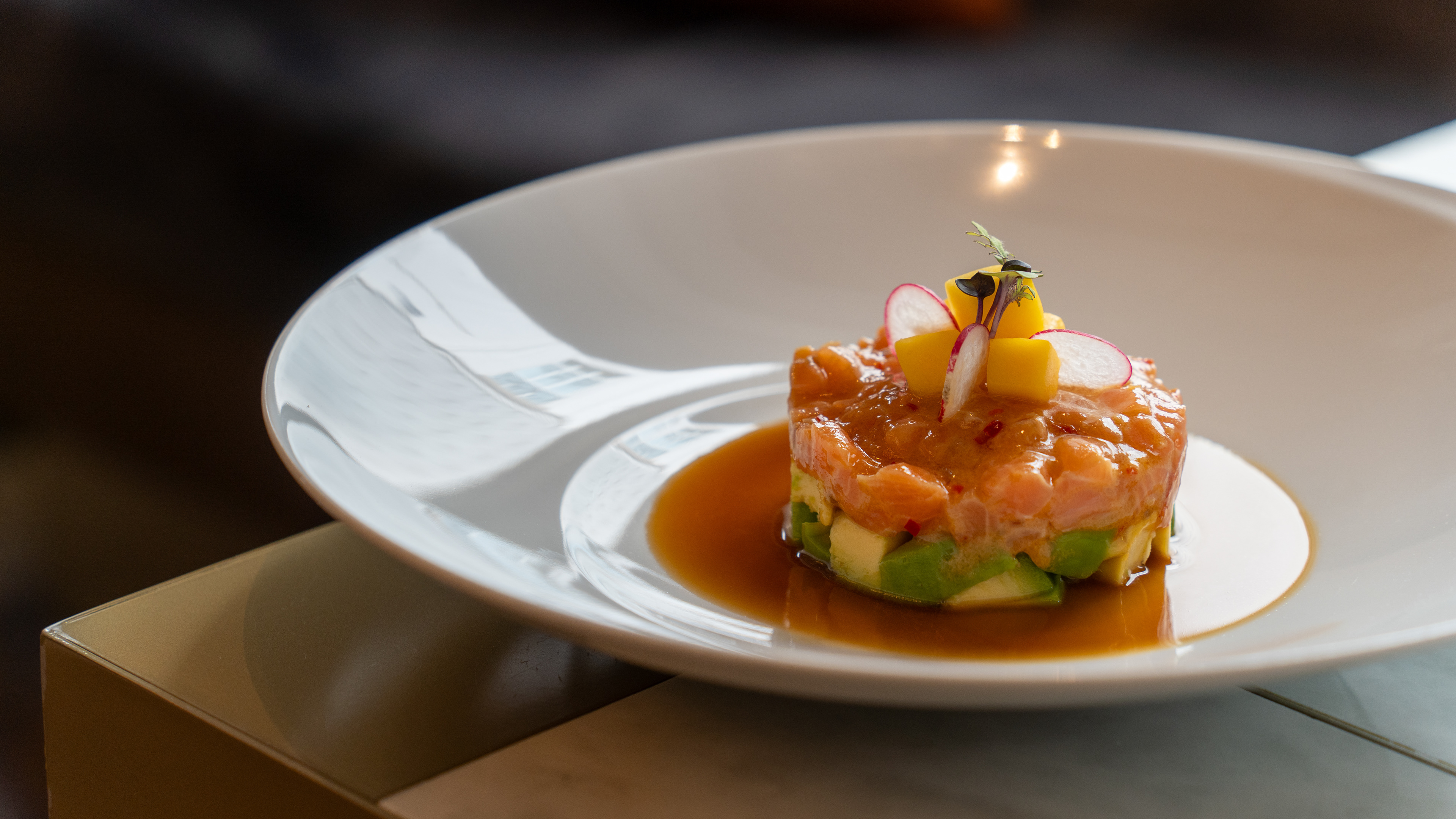 Tartar de salmón y aguacate