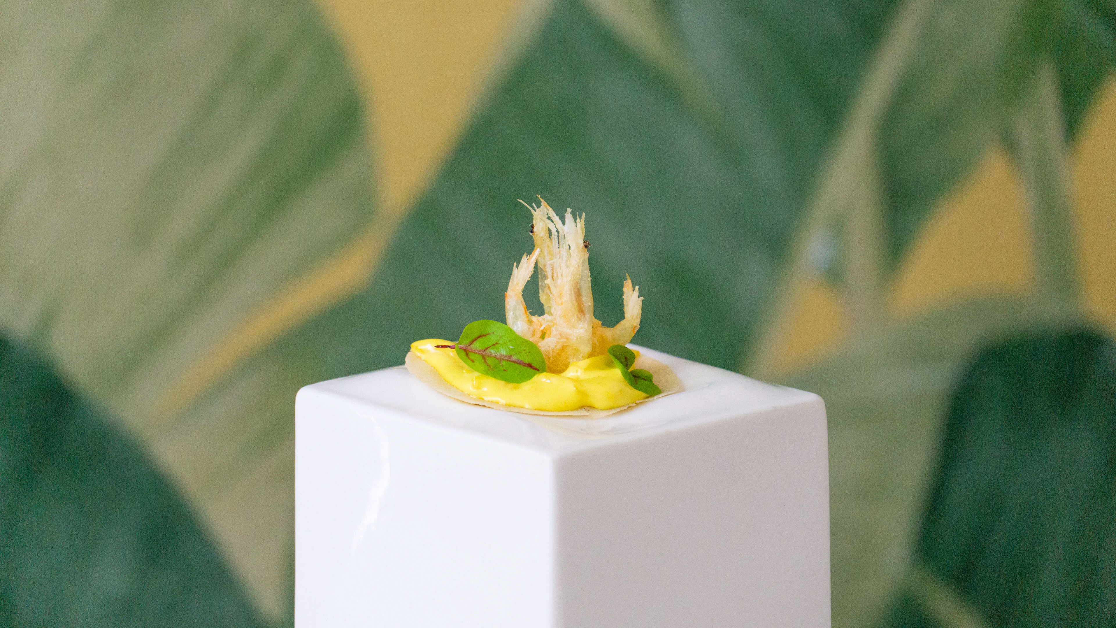 Espardeña a la brasa con mayonesa de ají amarillo