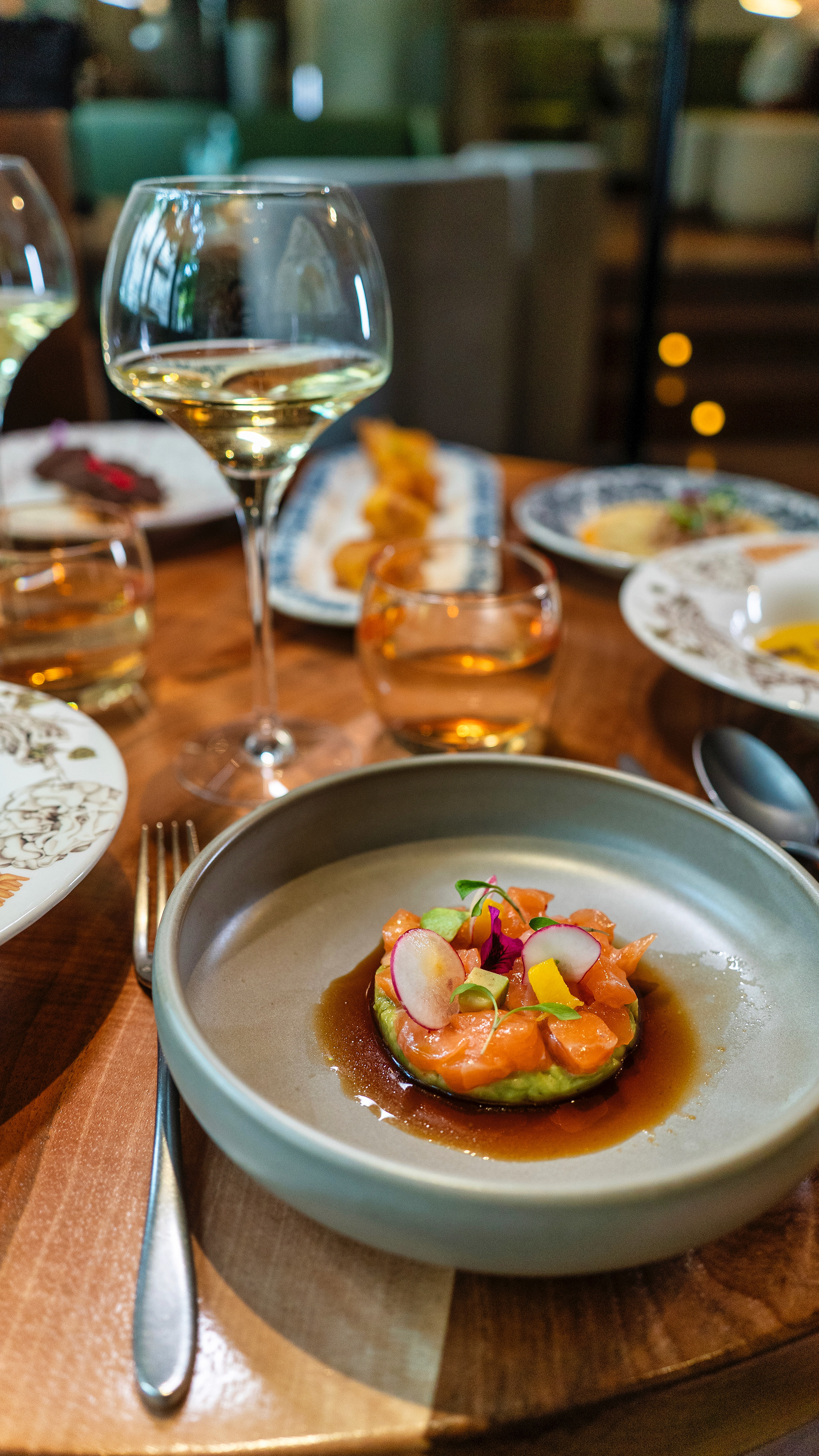 Tartar de salmón y aguacate