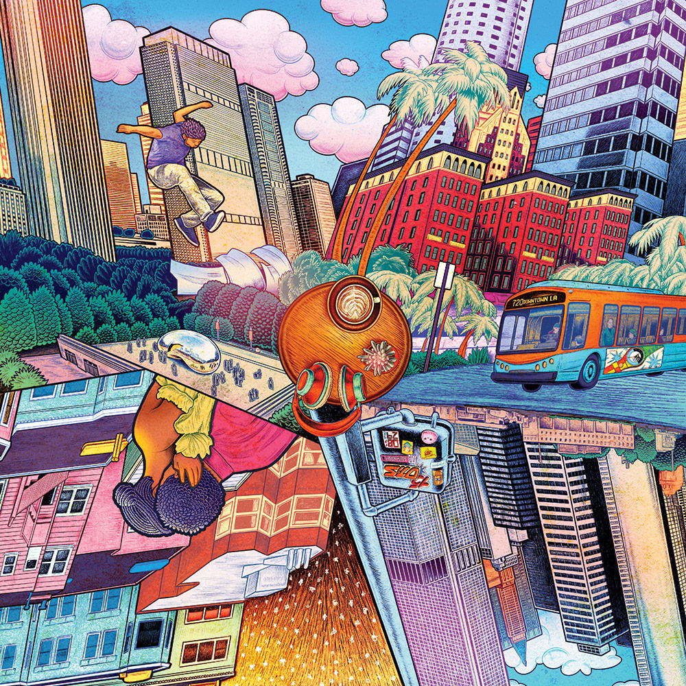 FLuX Original Art for Swatch Street Stories